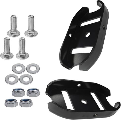 1727854BMYP, 2 Pc Snow Blow Skid Shoes Compatible with for Jo&hn Dee&re Murray Simplicity Snapper Snowblower,for Murray 1687050 - Grass Mulcher Kit 50" in Kuwait