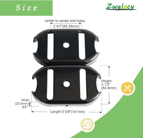 1727854BMYP, 2 Pc Snow Blow Skid Shoes Compatible with for Jo&hn Dee&re Murray Simplicity Snapper Snowblower,for Murray 1687050 - Grass Mulcher Kit 50" in Kuwait