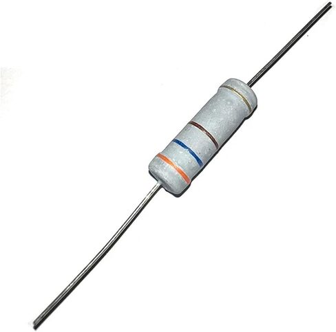 10Pcs 5W Carbon Film Resistor 5% 3R6 36R 360R 3K6 36K 360K 3.3 36 360 R K Ohm 1R 2.2R 3.3R 10R 22R 33R 4.7R 47R 5.1R 51R 1R-1M(CF 5W 75K 10pcs) in Saudi Arabia