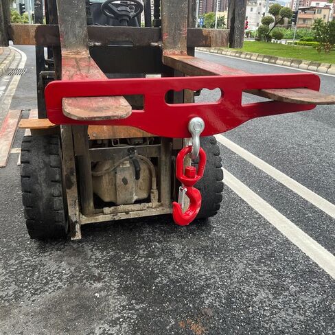 خطاف رفع الرافعة الشوكية، مرفق خطاف رفع الرافعة الشوكية، رافعة رفع الرافعة الشوكية بسعة 6600 رطل (3 طن)، حامل شوكة مزدوج، مع خطاف دوار in Kuwait