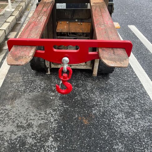 خطاف رفع الرافعة الشوكية، مرفق خطاف رفع الرافعة الشوكية، رافعة رفع الرافعة الشوكية بسعة 6600 رطل (3 طن)، حامل شوكة مزدوج، مع خطاف دوار in Kuwait