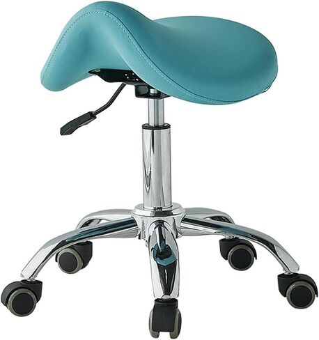 Saddle Stool, Ergonomic Saddle Chair, 440 Lbs Weight Capacity, Suitable for Studios and Laboratories(Color-2) in Saudi Arabia