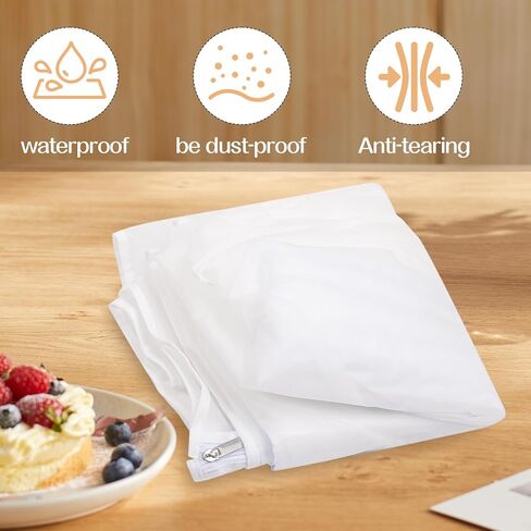 غطاء رف الخبازين، أغطية رفوف الخبز للمؤن، غطاء رفوف صينية من 20 طبقة من مادة PEVA، أغطية شفافة مقاومة للماء وقابلة لإعادة الاستخدام للمطبخ والمخبز والمطاعم (28 بوصة طول × 23 بوصة عرض × 61 بوصة ارتفاع) in Kuwait