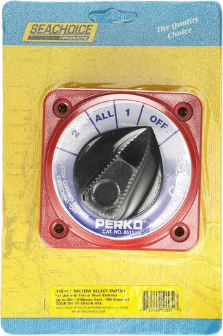 Seachoice Battery Select Switch, Compact, Disconnect Isolator Cutoff, Dual, 12-50V in Saudi Arabia