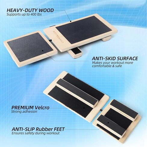 Ankle Balance Board – Stability Trainer for Rehabilitation, Basketball, Running, Yoga & Injury Recovery – Home Gym Equipment (Includes Workout Guide) in Saudi Arabia