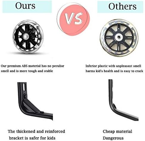 مثبتات دراجة للأطفال مثبت دراجة متوافق مع 12 14 16 18 20 بوصة دراجة ذات سرعة واحدة in Kuwait