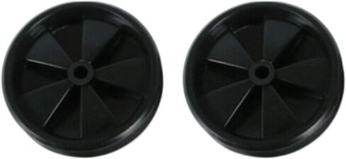 Kids Cycling Support Wheels - 1 Pair Bike Assist Wheels, Training Tool, Low Noise Rubber, Black in Kuwait