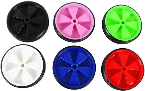 Kids Cycling Support Wheels - 1 Pair Bike Assist Wheels, Training Tool, Low Noise Rubber, Black in Kuwait