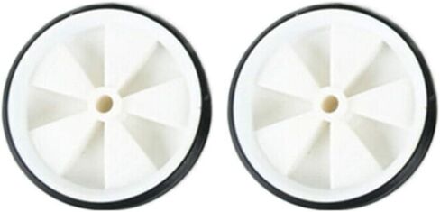 Kids Cycling Support Wheels - 1 Pair Bike Assist Wheels, Training Tool, Low Noise Rubber, Black in Kuwait