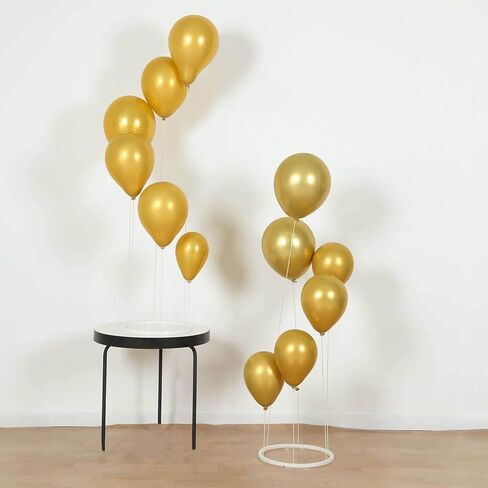 Efavormart 2 Pack White Spiral Plastic Balloon Tower Stand Kit with Sturdy Round Base - 3ft Balloon Sticks Holder Columns for Party Tabletop Centerpiece Displays in Saudi Arabia