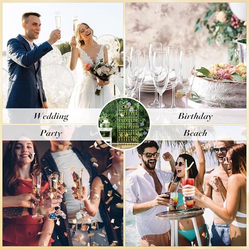 5 Ft Champagne Wall Display Stand - 6 Tier Acrylic Champagne Tower Holder with 50 Plastic Flute Glasses, Freestanding Mimosa Bar Stand for Wedding Birthday Bridal Shower Party Decorations in Saudi Arabia