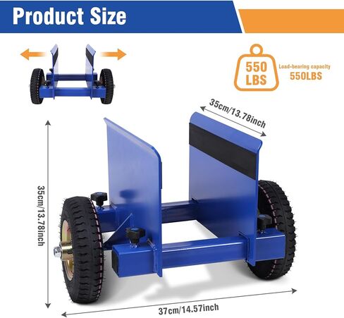 Panel Dolly 550 Lbs Capacity Heavy Duty Drywall Cart Door Dolly with Pneumatic Wheels Adjustable Clamp for Drywall Plywood Doors Indoor & Outdoor Use in Kuwait