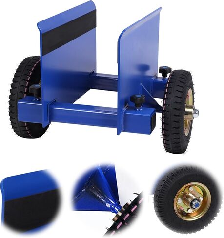 Generic لوحة دوللي بسعة 550 رطلًا، باب عربة الحوائط الجافة شديد التحمل مع عجلات هوائية، مشبك قابل للتعديل لأبواب الحوائط الجافة المصنوعة من الخشب الرقائقي للاستخدام الداخلي والخارجي in Kuwait