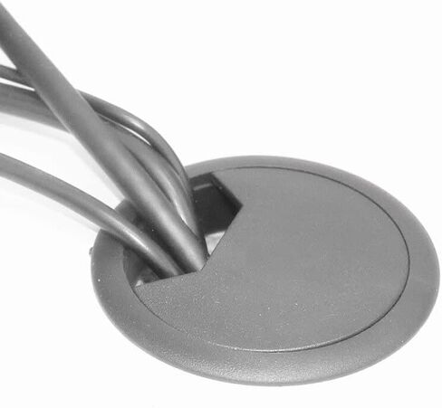 Desk Grommet,8pcs/Pack 60mm,50mm,Computer Desk Table Grommet Cable Port Wire Hole Cover, in Saudi Arabia