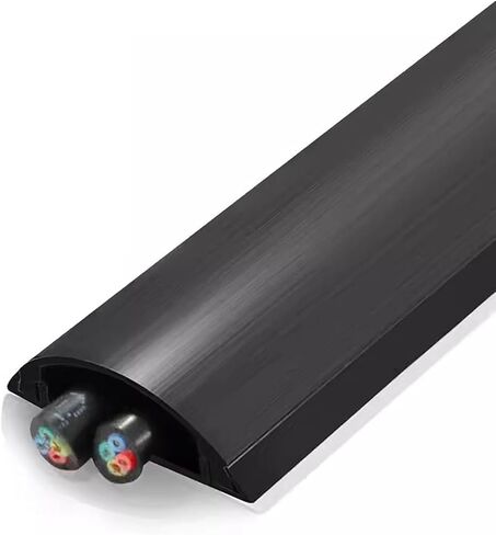 Floor Cable Cover,1m Self-Adhesive Electrical Cord Storage,Hide Telephcable Tv Wire Under. in Saudi Arabia