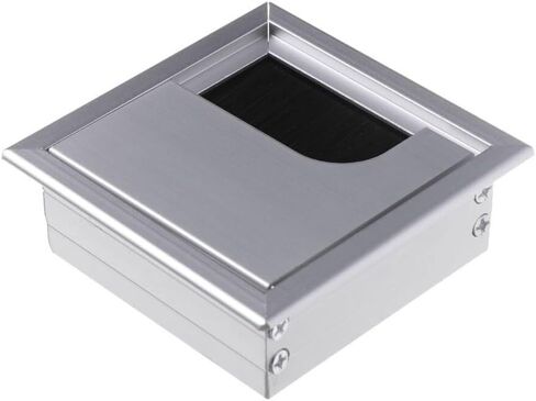 Desk Grommet,80x80/160/275mm Aluminum Alloy Wire Hole Cover Computer Grommet Line Box. in Saudi Arabia