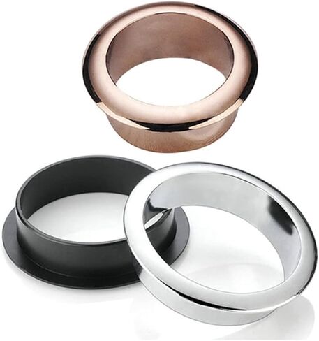 Desk Grommet,Cable Hole Cover,2 pcs Zinc Alloy Round Cover Table Cable Outlet Grommet, in Saudi Arabia