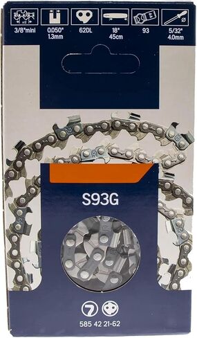 585422162 سلسلة المنشار 18 "S93G، 3/8" مقياس صغير 050 - لـ Husqvarna in Saudi Arabia