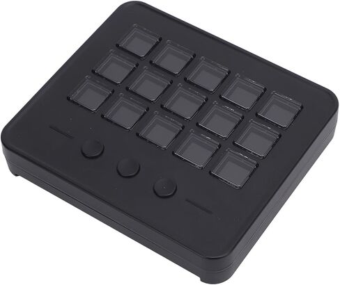 Alomejor Stream Controller لوحة المفاتيح مفاتيح قابلة للتخصيص مفاتيح LCD لأجهزة الكمبيوتر OBS مع ضبط مشغل الصوت إجراءات متعددة تصميم مدمج خفيف الوزن in Saudi Arabia