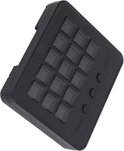 Alomejor Stream Controller لوحة المفاتيح مفاتيح قابلة للتخصيص مفاتيح LCD لأجهزة الكمبيوتر OBS مع ضبط مشغل الصوت إجراءات متعددة تصميم مدمج خفيف الوزن in Saudi Arabia