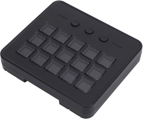 Alomejor Stream Controller لوحة المفاتيح مفاتيح قابلة للتخصيص مفاتيح LCD لأجهزة الكمبيوتر OBS مع ضبط مشغل الصوت إجراءات متعددة تصميم مدمج خفيف الوزن in Saudi Arabia