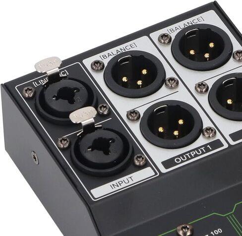 Passive Volume Controller, Stereo Sound Volume Control with 70mm Professional Knob and Gold Plated Connectors, for DVD Sound Card Computer DAC Converter Mobile Phone in Saudi Arabia
