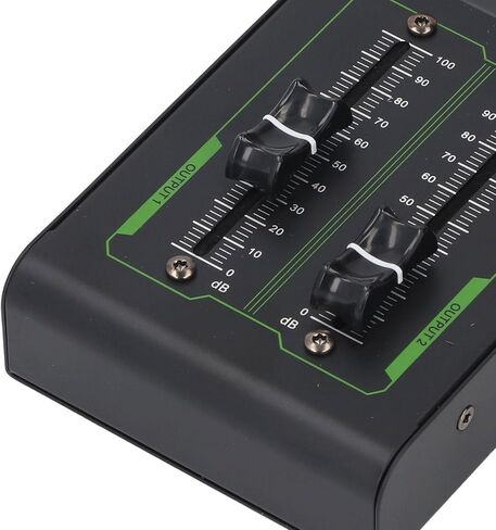 Passive Volume Controller, Stereo Sound Volume Control with 70mm Professional Knob and Gold Plated Connectors, for DVD Sound Card Computer DAC Converter Mobile Phone in Saudi Arabia