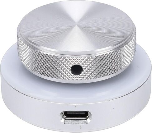 Custom Knob Controller, 3 Connectivity Options BT5.0 2.4G USB C Controller, RGB Lighting Aluminum Alloy Knob with 360 Rotating Shaft & Built in 400mAh Battery, Ideal for DIY in Kuwait