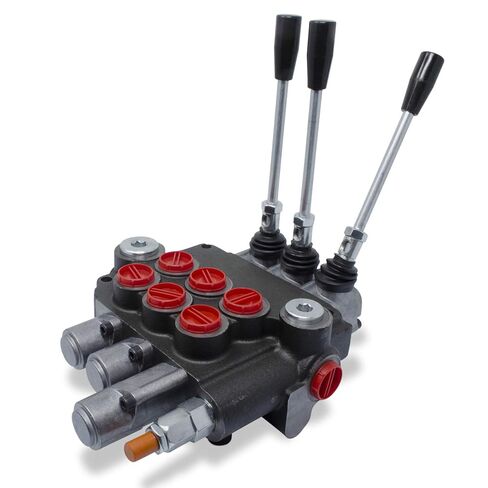 Monoblock Hydraulic Directional Control Valve, 3 Spool, w/Single Float, 21 GPM in Saudi Arabia