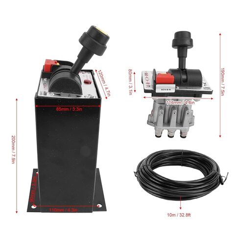 PTO Valve, Dump Truck Control Valve with PTO Switch, PTO Control Valve and Console Tower, Pneumatic Control for Hydraulic System Truck, 4 Gear Simple Operate in Saudi Arabia