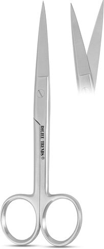 مقص جراحي من الفولاذ المقاوم للصدأ عالي الجودة للتشريح الطبي مقص حاد مستقيم متعدد الأغراض مقصات صيد ورقية فنية عامة (حادة/حادة) in Kuwait