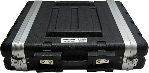 Harmony Audio Cases HCABS2U ABS Molded Plastic 2U Amp Amplifier Effect Case 19" Depth in Saudi Arabia