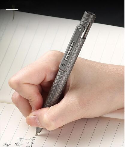 الترباس عمل القلم التيتانيوم pallpoint edc pen مع مقطع القلم الكتابة القابلة لإعادة الملء in Kuwait