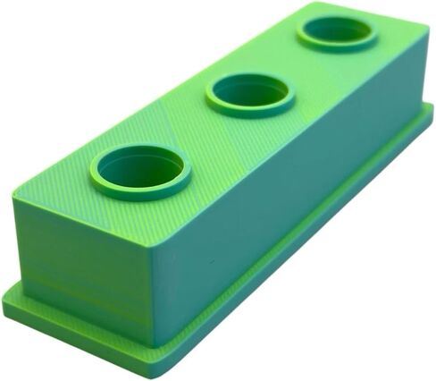 14mm Slide Bowl Stand Holder, 3 Piece Slot Capacity (Cyan Chartreuse) in Kuwait
