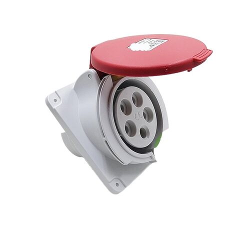 PKF32F435 415V Waterproof Concealed Italic Industrial Socket (32A 6h IP44 5P red) in Saudi Arabia