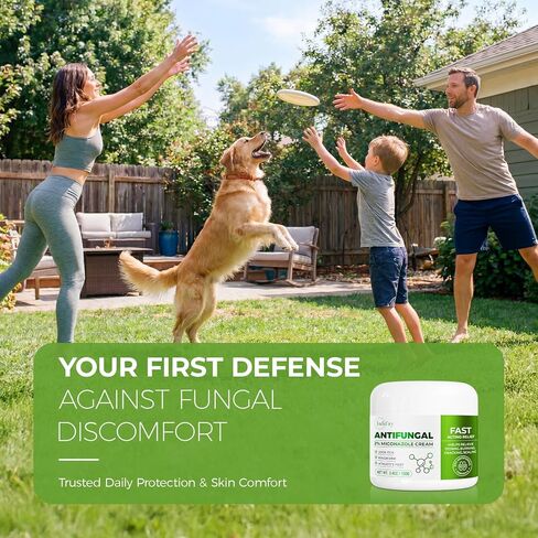 كريم مضاد للفطريات من إنليفاي لقدم الرياضيين: علاج مضاد للفطريات مع 2% نترات ميكونازول لحكة جوك السعفة - سريع الامتصاص وغير دهني لعشاق الصالة الرياضية للاستخدام اليومي (3.4 أونصة) in Kuwait