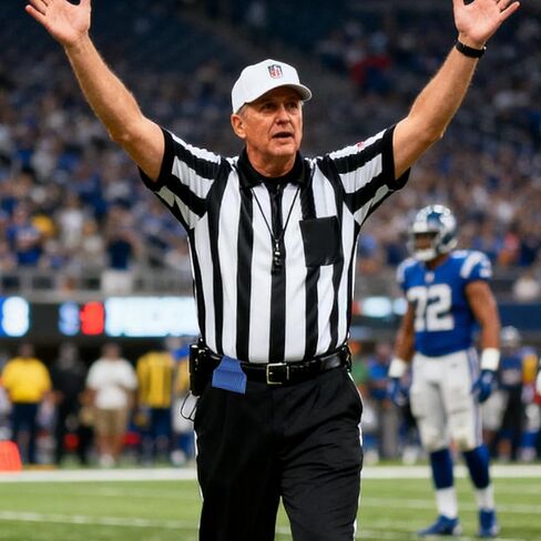 2Pcs Football Referee Bean Bag, 5.9" x 3.5" Nylon Football Referee Throw Down Bean Bag Long Neck, Officials Choice for Football Games Party Accessory (Blue) in Kuwait