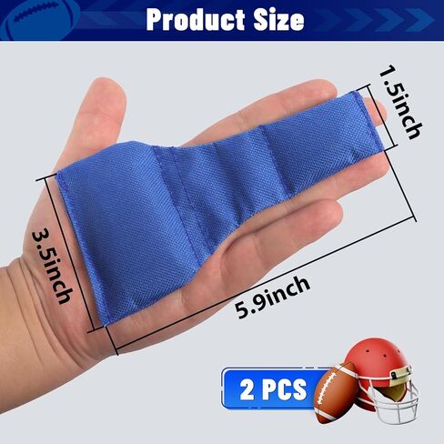 2Pcs Football Referee Bean Bag, 5.9" x 3.5" Nylon Football Referee Throw Down Bean Bag Long Neck, Officials Choice for Football Games Party Accessory (Blue) in Kuwait