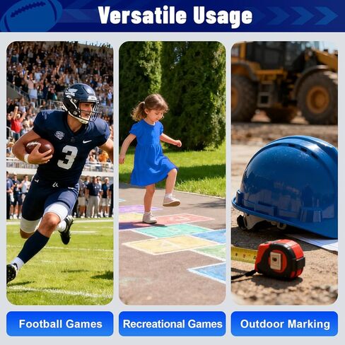 2Pcs Football Referee Bean Bag, 5.9" x 3.5" Nylon Football Referee Throw Down Bean Bag Long Neck, Officials Choice for Football Games Party Accessory (Blue) in Kuwait