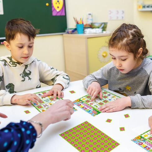 Yoklili Spring Bingo Game Cards 24 Players Springtime Party Card Games School Classroom Games Party Supplies in Kuwait