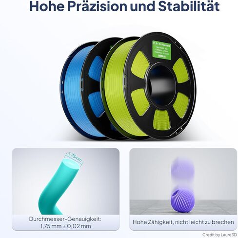 DEEPLEE PLA+ 2.0 Filament 1.75mm, Stronger Toughness 3D Printer Filament, White 1KG, Upgrade PLA Plus 3D Printer Filament, High Speed PLA+ Filament for Most FDM 3D Drucker in Saudi Arabia