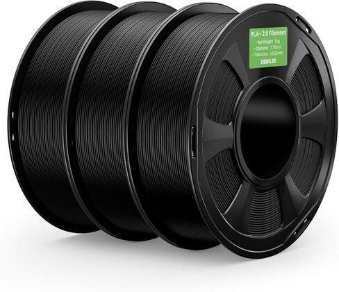 DEEPLEE PLA+ 2.0 Filament 1.75mm, Stronger Toughness 3D Printer Filament, White 1KG, Upgrade PLA Plus 3D Printer Filament, High Speed PLA+ Filament for Most FDM 3D Drucker in Saudi Arabia