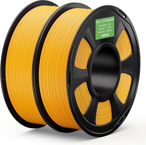 DEEPLEE PLA+ 2.0 Filament 1.75mm, Stronger Toughness 3D Printer Filament, White 1KG, Upgrade PLA Plus 3D Printer Filament, High Speed PLA+ Filament for Most FDM 3D Drucker in Saudi Arabia