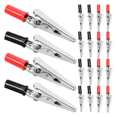 60pcs Stainless Steel Insulated Alligator Clips - Wire Cable Clamps for Probe Electrical Testing - Small Test Clamps for Circuit Board, Laboratory Experiments in Saudi Arabia