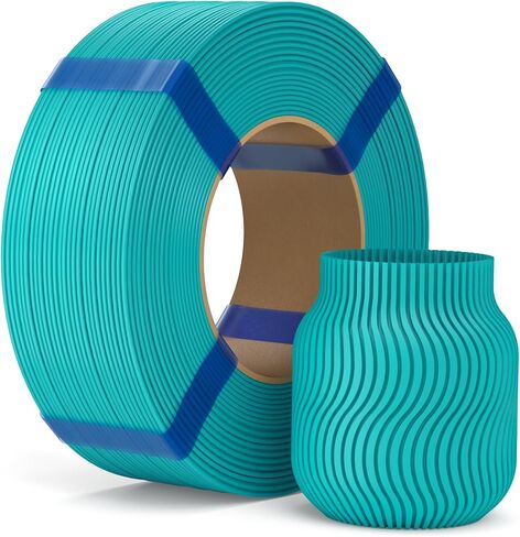 ELEGOO PLA Basic Refill Filament 1.75mm Black 1KG, 3D Printer Filament No Spool Dimensional Accuracy +/- 0.02mm, 3D Printing PLA for Reusable Spool Refilling in Kuwait