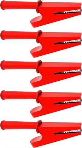 OrdinarYone 5 قطعة مشبك التمساح مطلي بالنحاس مع مطاط معزول وفتحة 4 مللي متر لأداة اختبار التيار العالي لقابس الموز in Kuwait