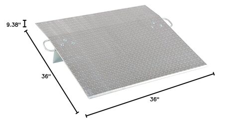 Vestil E-3036 Aluminum Economizer Dock Plate Usable 30 In. x 36 In. 3/8 In. Plate Thickness 1800 Lb. Capacity in Saudi Arabia