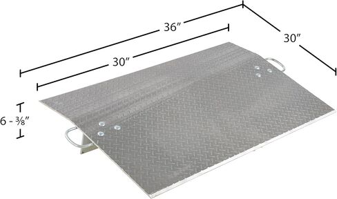 Vestil E-3030 Aluminum Economizer Dock Plate Usable 30 In. x 30 In. 3/8 In. Plate Thickness 2300 Lb. Capacity in Saudi Arabia