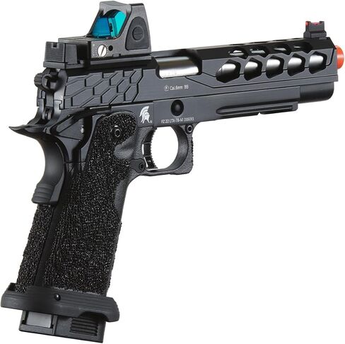 مسدس لانسر التكتيكي STRYK Hi-Capa 5.1 ذو الارتداد الغازي Airsoft مع رؤية منعكسة بنقطة حمراء in Kuwait
