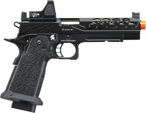 مسدس لانسر التكتيكي STRYK Hi-Capa 5.1 ذو الارتداد الغازي Airsoft مع رؤية منعكسة بنقطة حمراء in Kuwait
